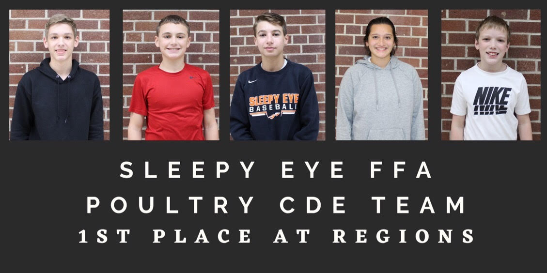 Sleepy Eye Elementary School November Students of Month