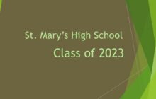 St. Mary's High School Class of 2023