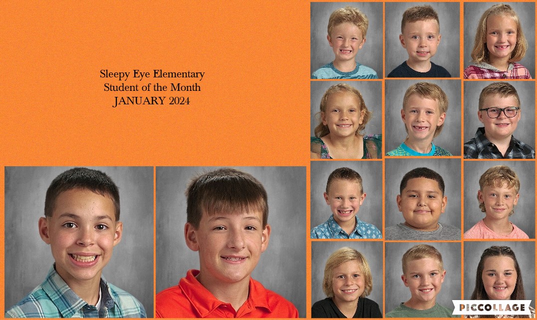 St. Mary's Students of the Day for the month of January