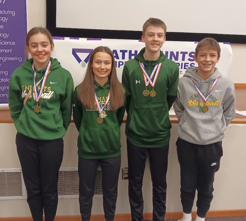 St. Mary’s competes in MathCounts competition, qualifies for state