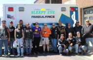 Bikers deliver bears to Sleepy Eye Ambulance Service