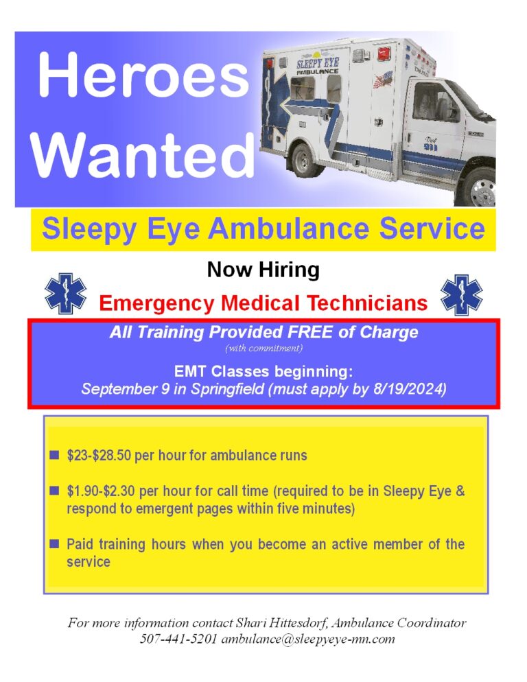 Ambulance Service seeking individuals to join their team….the future of ...