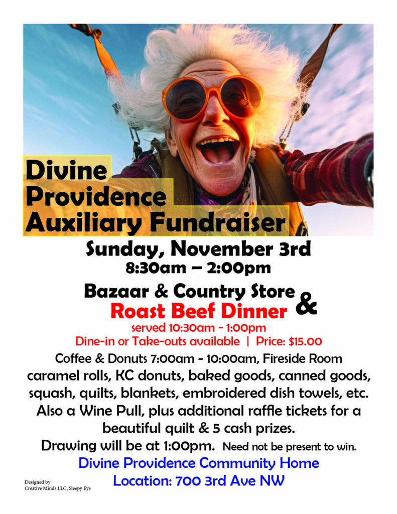 November 3rd: Divine Providence Auxillary Fundraiser