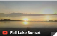 Video: Fall Sunset over Sleepy Eye Lake